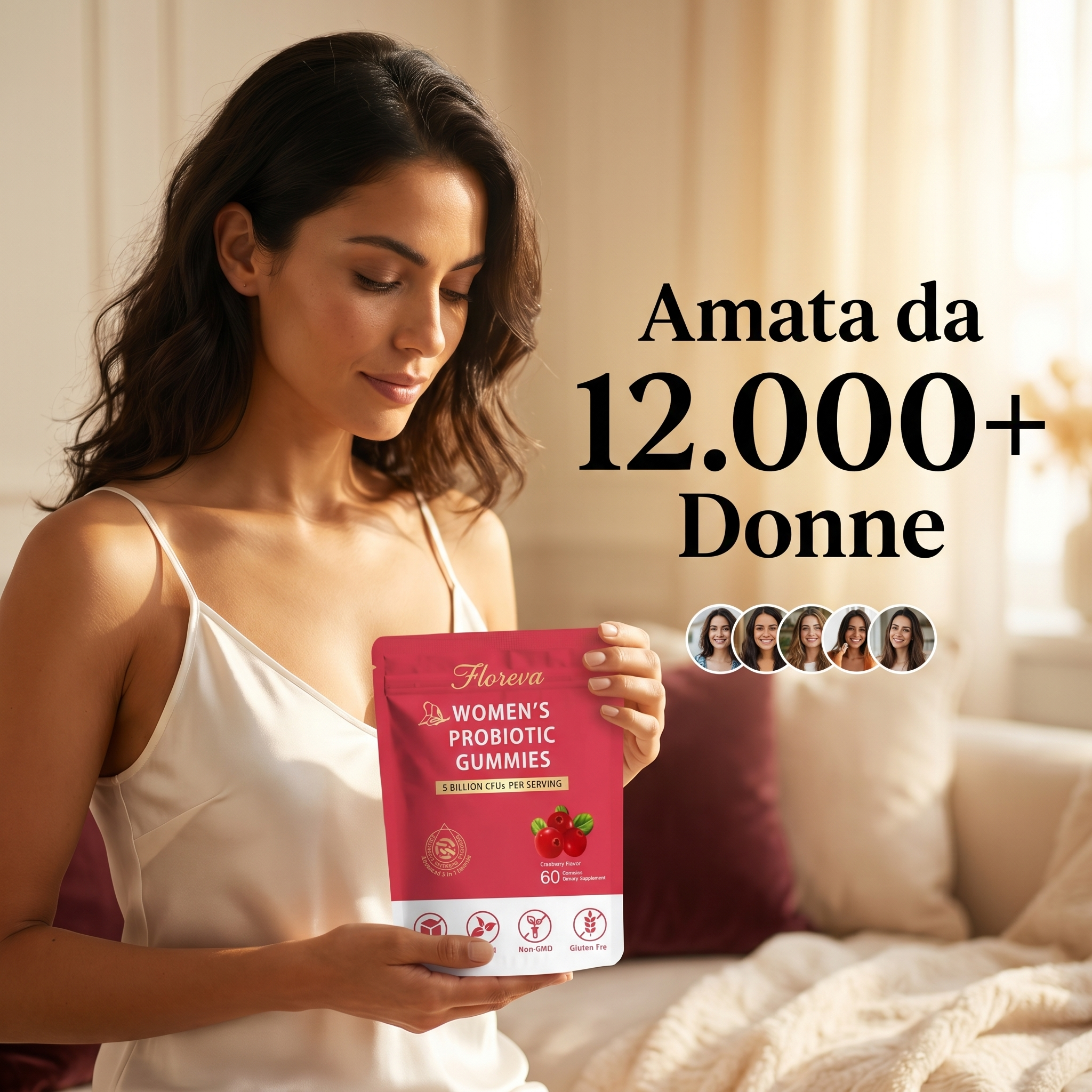 Probiotici femminili: Formula Anti cistite
